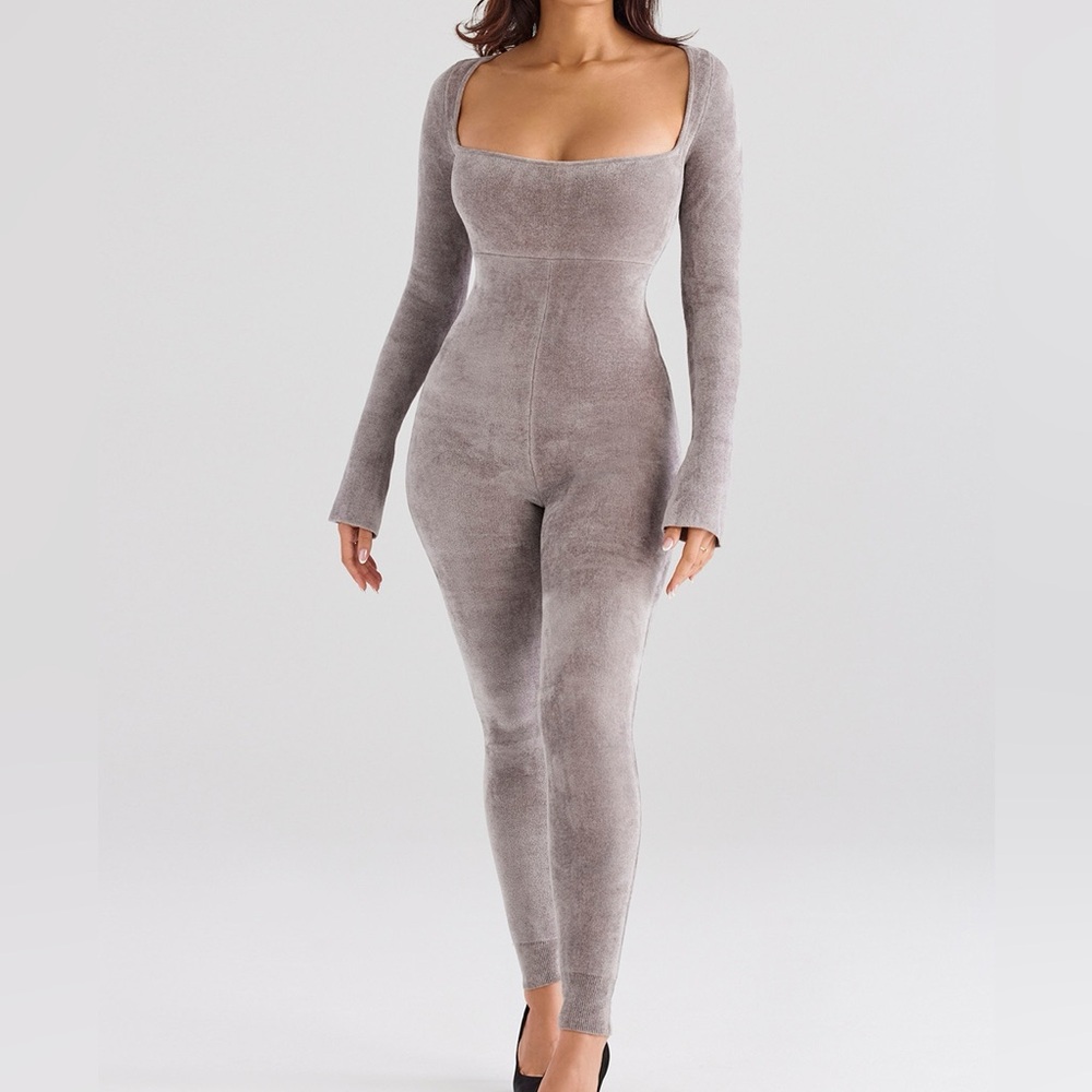 House of CB BREEZE Orchid Satin Corset Maxi Dress